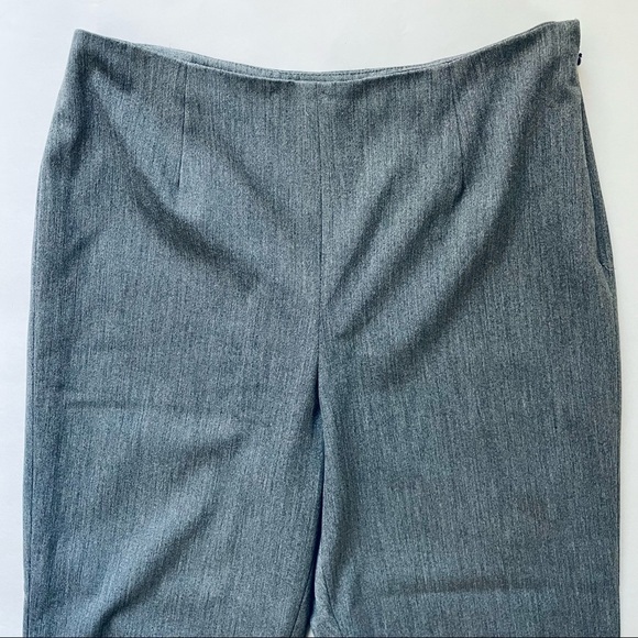 Talbots Grey Gray Dress Pants Stretch Side Zipper 12 Petite - Picture 7 of 10